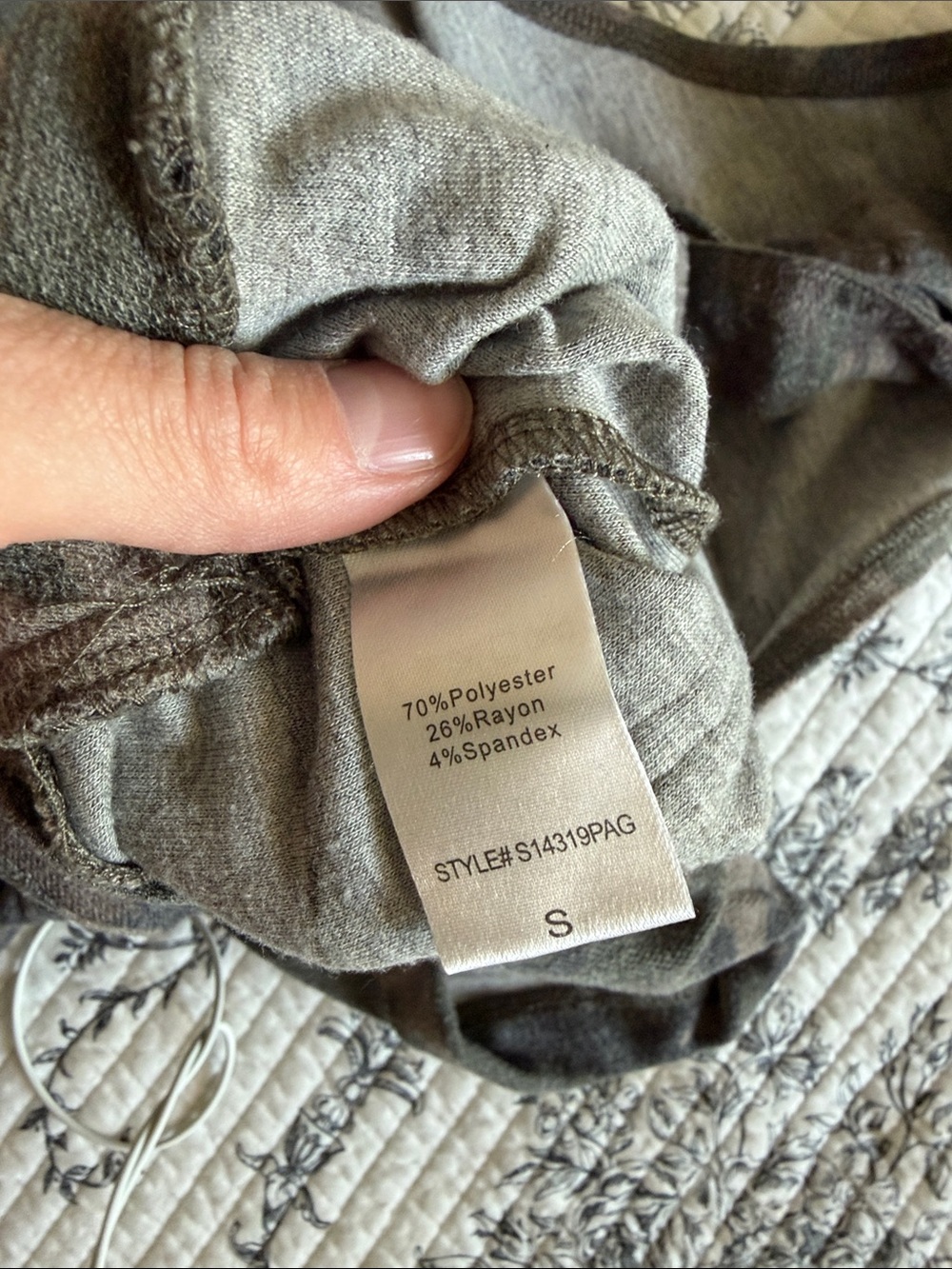 Mustard Seed Camo Short Overalls Romper in Olive/Brown - Picture 3 of 3